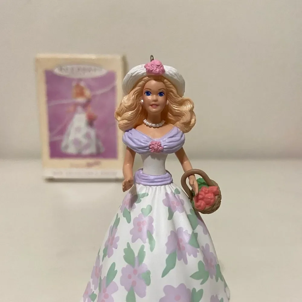 Hallmark Springtime Barbie Keepsake Ornament 1995 Easter Collection Series 1